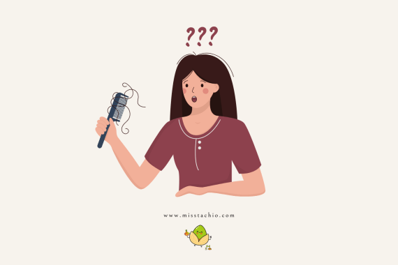 hair loss after the gastric bypass surgery has started