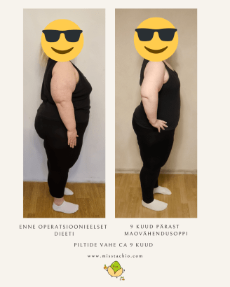 üheksa kuud, enne vs pärast