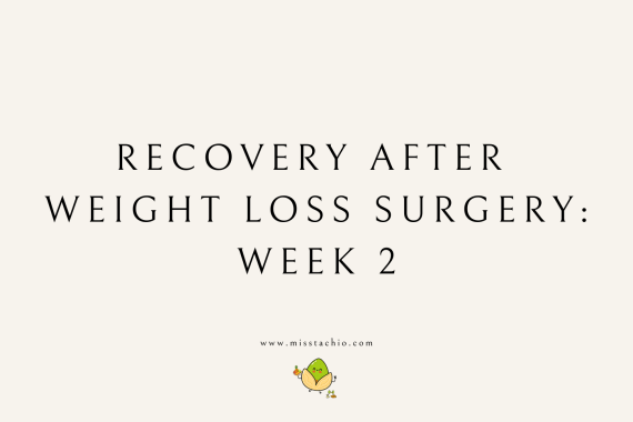 Recovery after weight loss surgery Week 2
